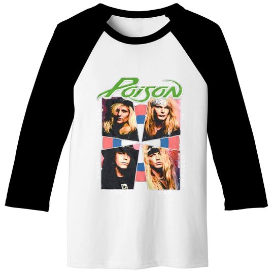 A&e Designs Poison Look What The Cat Dragged In Baseball Tee