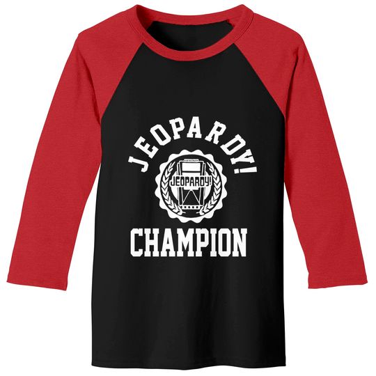 Jeopardy Champion Baseball Tee
