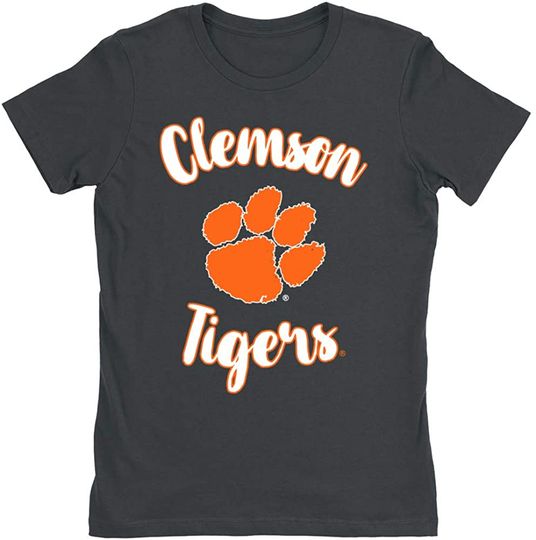 NCAA Clemson Tigers Women's Boyfriend Fit T-Shirt