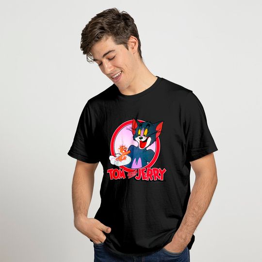 Tom And Jerry T-Shirts Retro Style Portrait