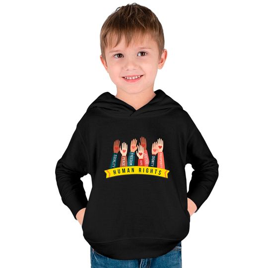 Human Rights Kids Pullover Hoodie