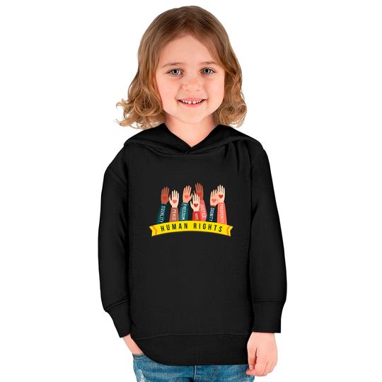 Human Rights Kids Pullover Hoodie