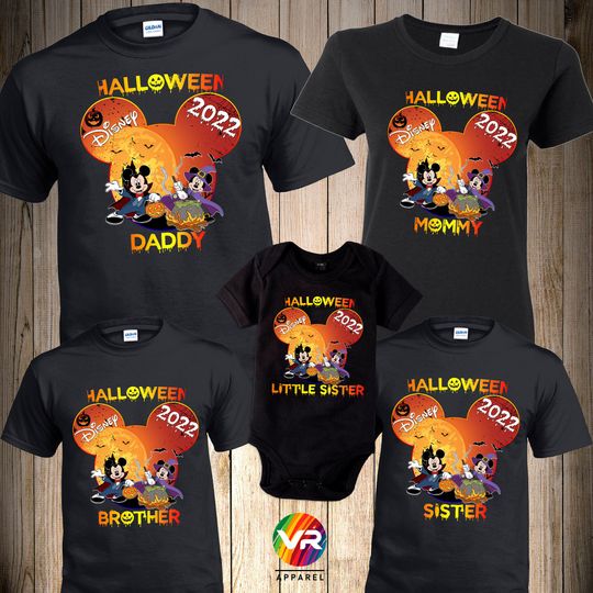Disney Halloween Family Matching T-Shirt