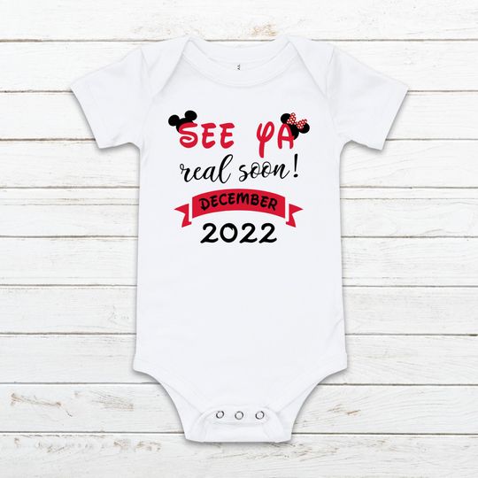 Disney Pregnancy Announcement Onesie