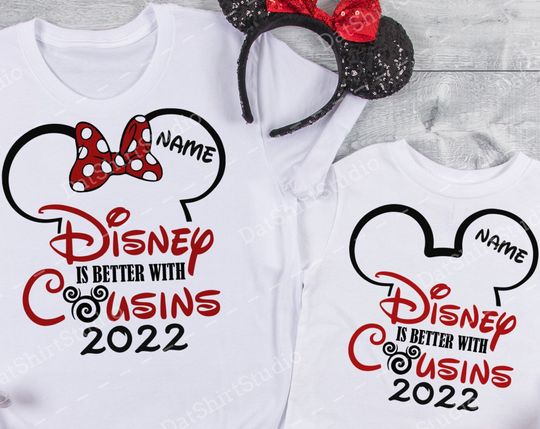Disney Cousin Crew Shirts, Disney Cousin shirts with custom names