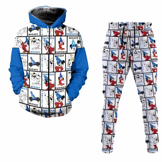 Mickey Fantasia Disney 3D Printed Hoodie