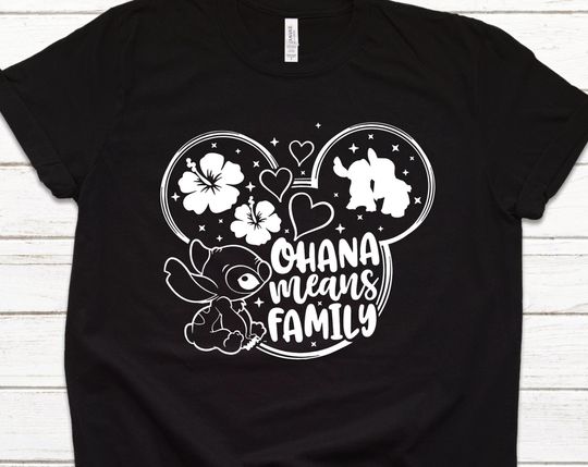 Ohana means family shirt,  ohana shirt, disney shirt, disney family shirt
