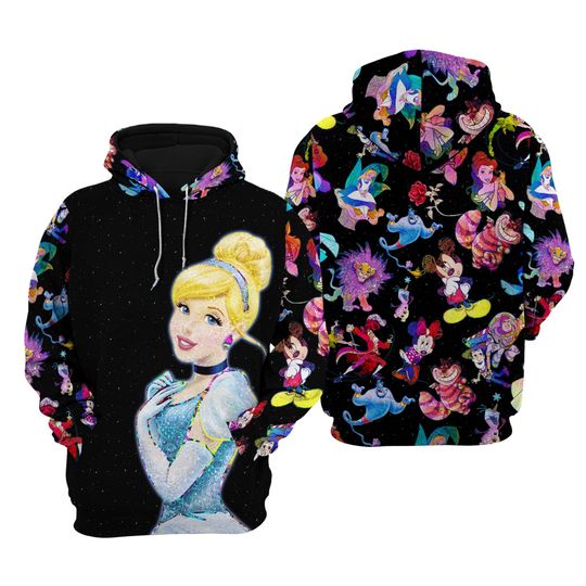 Cinde Princess Galaxy Night Sky Patterns | Disney Sweatshirt/Hoodie