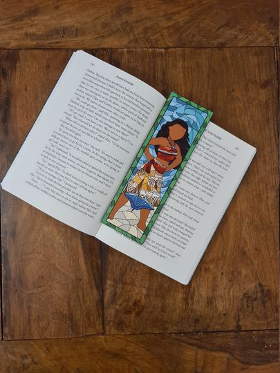 Moana / Vaiana Bookmark, Disney Princess, Stingray, Heart of Te Fiti, Ocean
