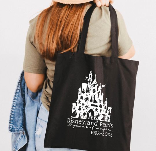 Disneyland Paris 30 years Disney tote bag, reusable bag, shopping bag
