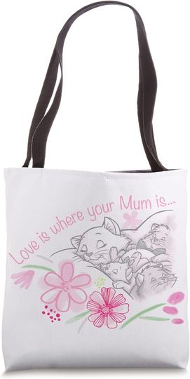 Disney The Aristocats Love is Where Your Mum Is Mother’s Day Tote Bag