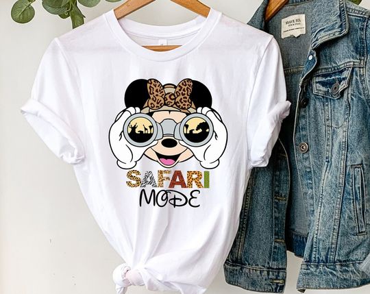 Safari Disney Shirt, Safari Mode Shirt, Minnie Mickey Daisy Duck Shirt