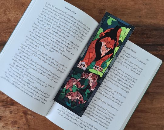 Scar Bookmark, Disney Lion King, I'm Surrounded by Idiots