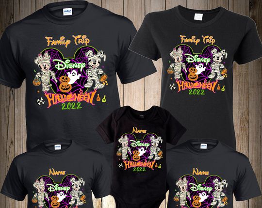 Disney Halloween Family Matching T-Shirt