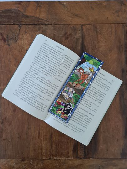 Bambi Bookmark, Disney Bambi Thumper Flower, Everybody gets Twitterpated in the Springtime