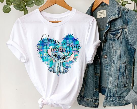 Disney Stitch Shirt,Ohana Means Family Shirt, Disney Vacation Shirt
