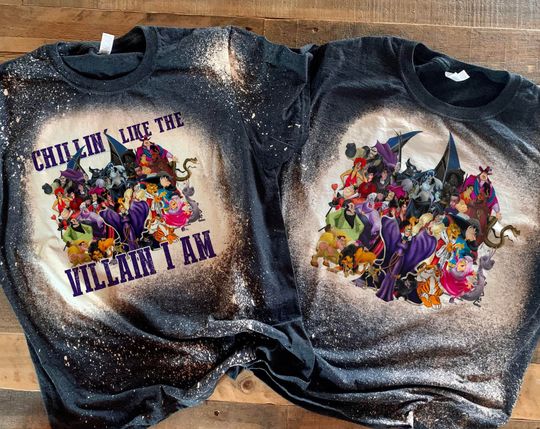 disney villain shirt, womens villain shirt, all villains shirt, halloween disney shirt, evil princesses shirt