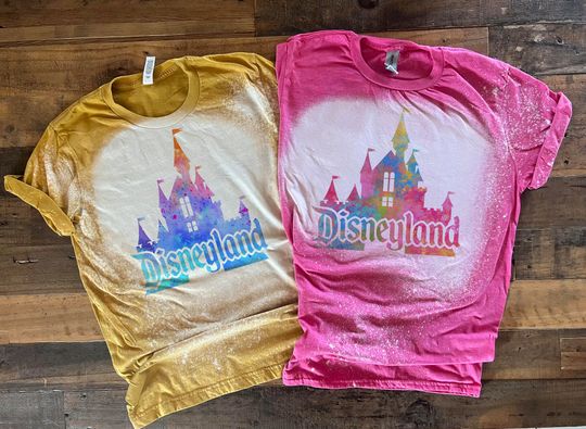 disneyland shirt, Sleeping Beauty Castle shirt, watercolor disney shirt, disneyland 2022, family trip 2022
