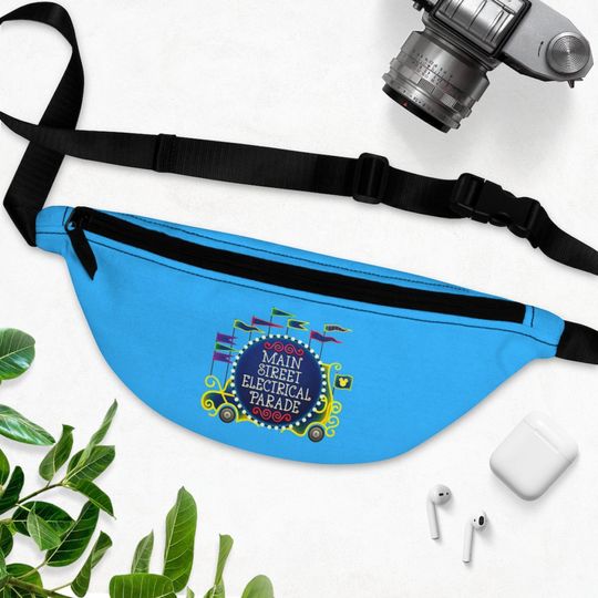 Discover Disney Main Street Electrical Parade Blue Fanny Pack