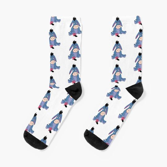 Eeyore drawing  Socks