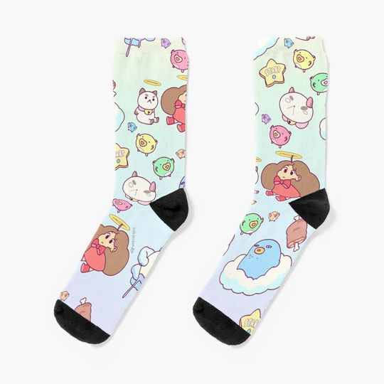 Cloud World - Bee and Puppycat Socks