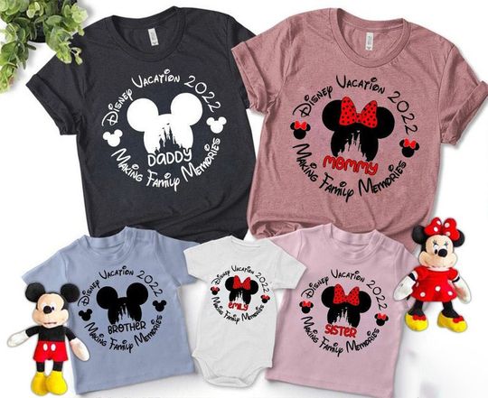 Discover Disney Family Vacation 2022 Matching T-Shirt