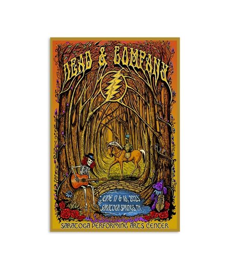 Discover Dead And Company June 17+18 2023 Saratoga Springs, NY Poster