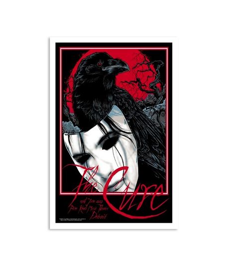 The Cure Poster Detroit, MI June 13th, 2023