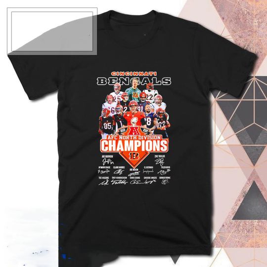 Discover Cincinnati Bengals AFC North Division Champions T-Shirt