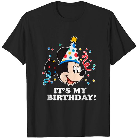 Discover Disney Mickey Mouse Its My Birthday T-Shirt