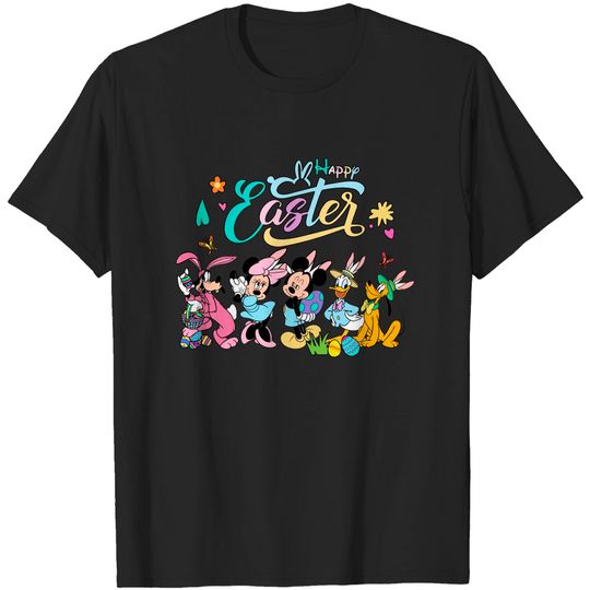 Discover Disney Mickey And Minnie Happy Easter T-shirt