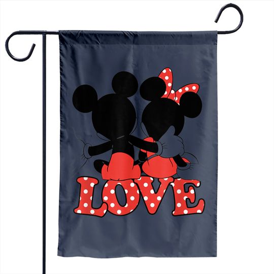 Discover Disney Mickey And Minnie Couple Valentine Garden Flag