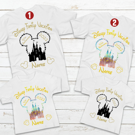Discover Disney 50th Anniversary Family Vacation 2022 T Shirt