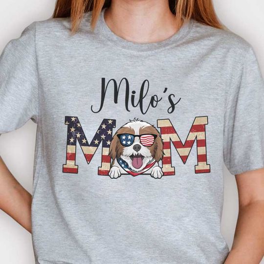Discover Best Mom Ever - Gift For 4th Of July - Personalized Unisex T-Shirt