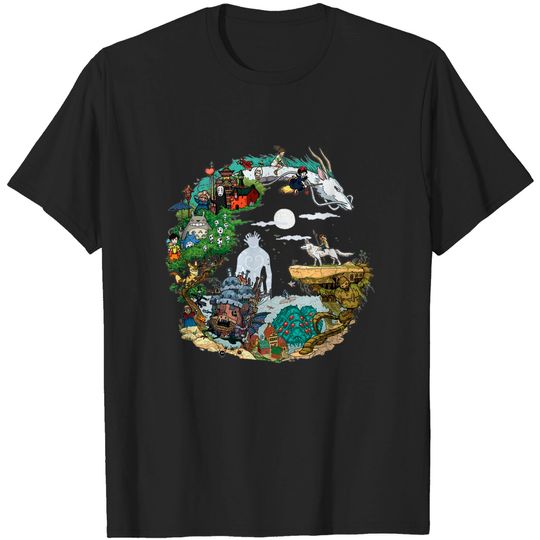 Discover Studio Ghibli Shirt, Miyazaki World Shirt