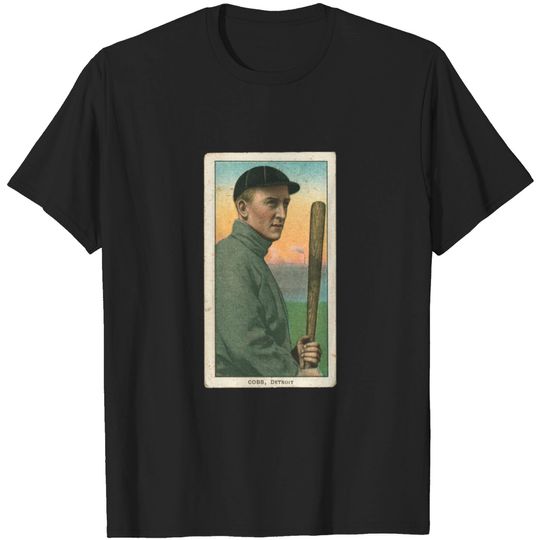 Discover Ty Cobb 1909-1911 T206 Baseball Card - Ty Cobb - T-Shirt