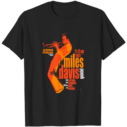 Discover Miles Davis Live Poster - Miles Davis - T-Shirt