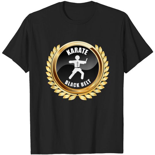 Discover Karate Black Belt Martial Arts T-shirt