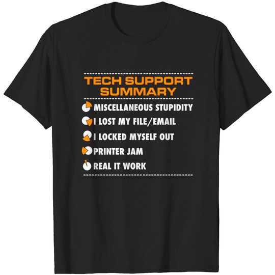 Discover Tech Support Summary T-Shirt