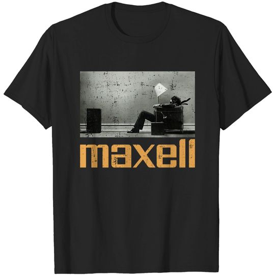 Discover Vintage Blown Away // Maxell Gold - Vintage - T-Shirt