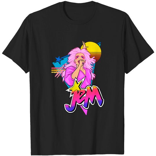 Discover Jem 80s style Art - Jem And The Holograms - T-Shirt