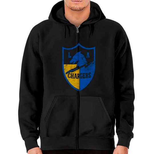Discover LA Chargers - Defunct 60s Retro Design - Chargers - Zip Hoodies