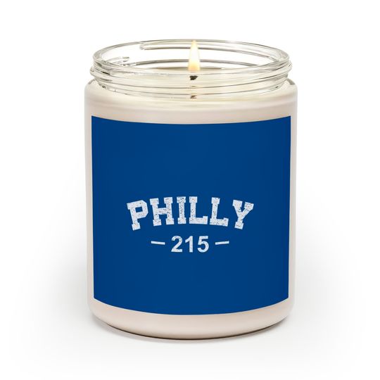 Discover Philly 215 T Retro Vintage Gift Men Women Kids Scented Candles