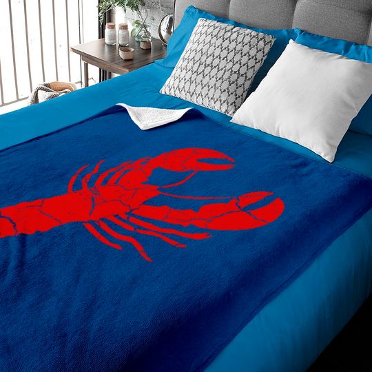Discover Friends Lobster Baby Blankets Vintage Lobster Print - Lobster