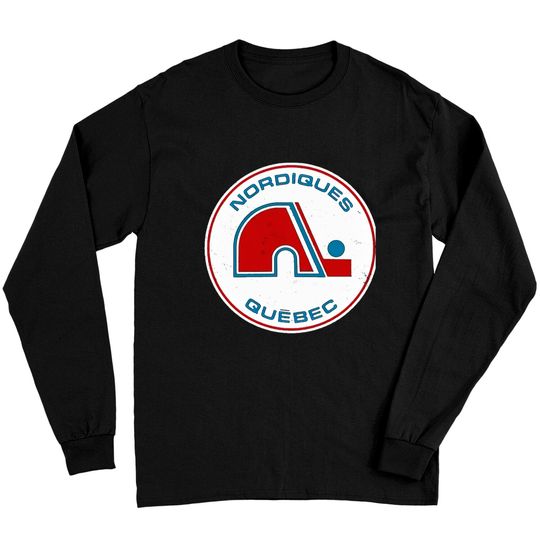 Discover Quebec Nordiques [Vintage Distressed] Classic Long Sleeves