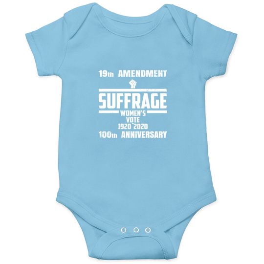 Discover Suffrage Centennial 1920-2020 Womens Right To Vote Onesies