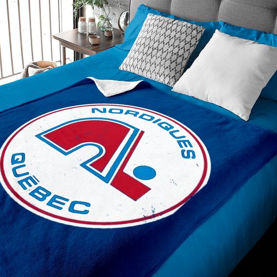 Discover Quebec Nordiques [Vintage Distressed] Classic Baby Blankets