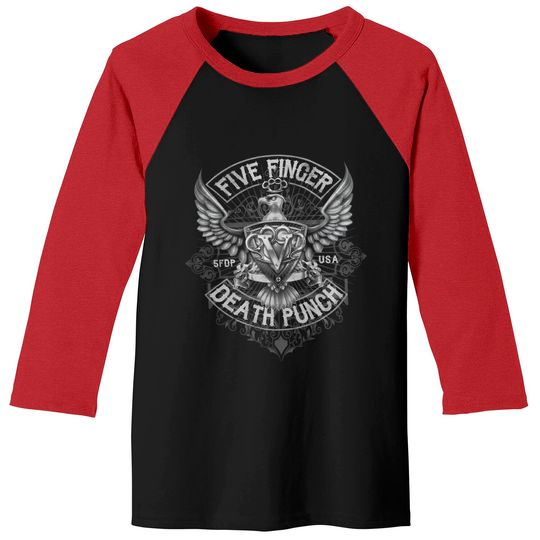 Discover Five Finger Death Punch Got Your Six 1  Baseball Tees