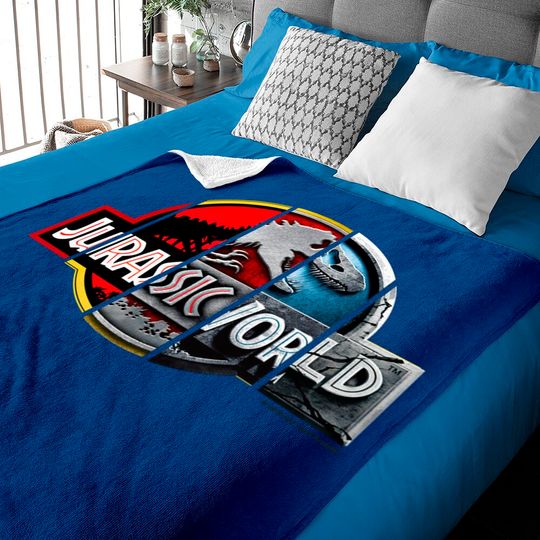 Discover Jurassic World logo evolution. Birthday party gifts. ly licensed merch. Perfect present for mom mother dad father friend him or her - Jurassic Park - Baby Blankets