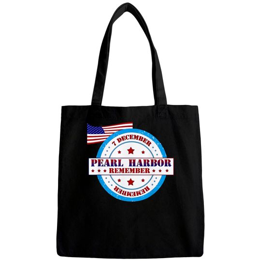 Discover Pearl Harbor Remembrance Day Logo Bags